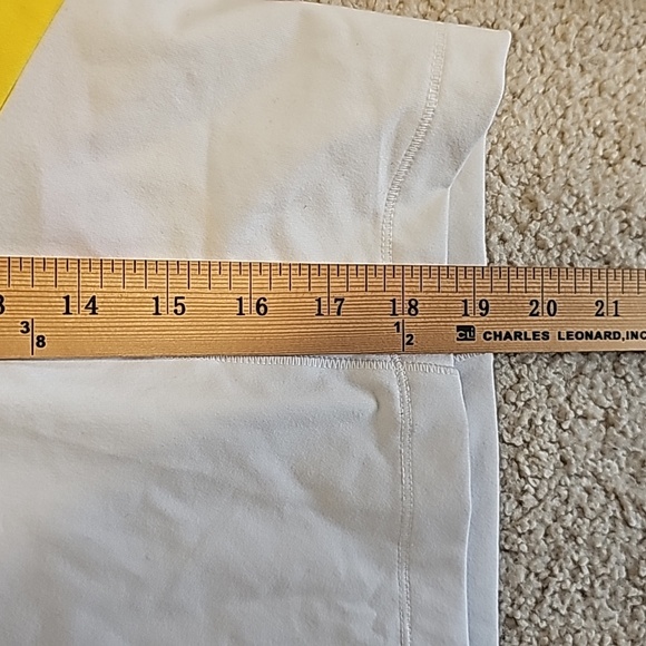 5/25 ❤️ Id Ideology Colorblocked Fitted Tank Top White Colorful Stripes - Picture 3 of 6